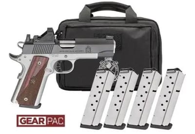 Springfield Armory Ronin 1911 Gear Pac 45 ACP 4.25" 8rd w/ Viridian RFX11, 4 Mags - $828.82 (Add to cart for best price) 