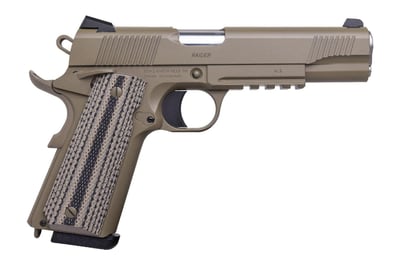 Tisas 1911 ZIG PC1911 Raider B45RDG 45ACP 5" Barrel w/RAIL FDE 2- 8RD Mags - $535.99