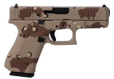 Glock G19 Gen 5 9mm 15rd, Desert Storm - $584.25 