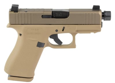 Glock 43X Hush Puppy 9mm 3.92" 10rd - $789.99
