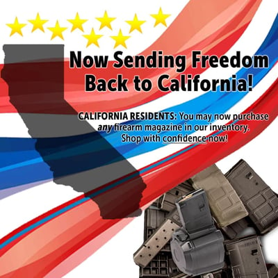 Brownells is now shipping standard capacity magazines to California