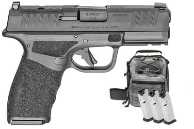 Springfield Hellcat Pro 9mm Optics Ready Compact Pistol Package w/ Four Magazines and Gray Bag - $519.99 (Free S/H on Firearms)