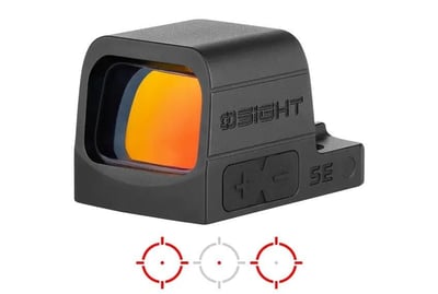 Osight SE, 2 MOA Dot + 32 MOA Circle Red Dot Sight RMSc Footprint Black - $123.73 (Add to cart for best price)