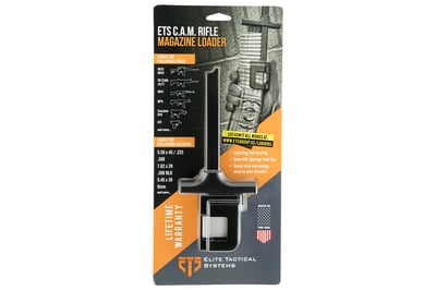 Elite Tactical Systems CAM Universal Speed Magazine Loader (380 Cal./9mm/40 Cal./45 Cal./5.56) - $12 (Free S/H)