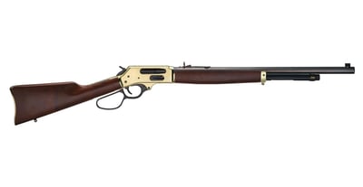 Henry Side Gate 45-70 Gov 22" Blued Octagon Barrel, 4+1, Polished Brass Hardened Rec - $879.99