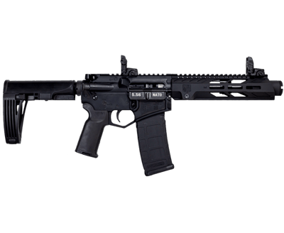 Diamondback DB15 Tactical Pistol Black 5.56 7" Barrel 30-Rounds with MOE-K2+ Grip and Tailhook MOD 2 Brace - $898.99 ($9.99 S/H on Firearms / $12.99 Flat Rate S/H on ammo)