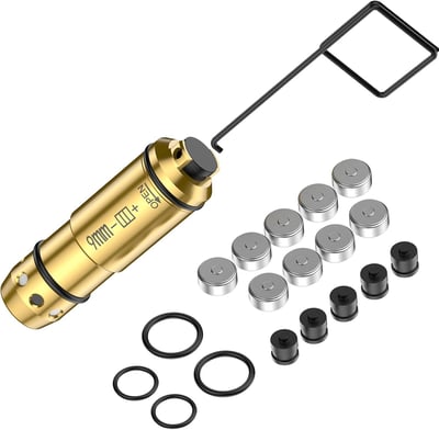 Generic 9mm Laser Training Cartridge with Chamber Extractor Tool for Dry Fire Training - $23.99 After Code "RAFE2025" + FREE Shipping