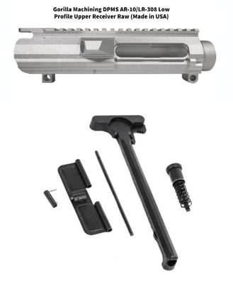 Gorilla Machining AR-10 DPMS Low Top Billet Upper Receiver Dust Cover and Charging Handle - $109.99