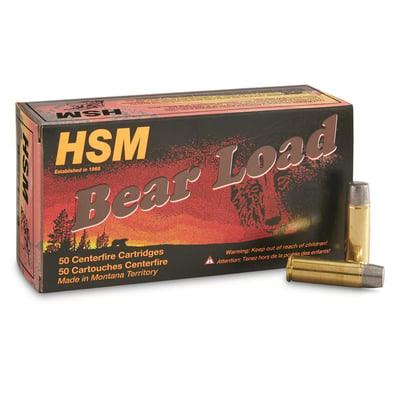 HSM Bear Load, .454 Casull, WFN Handgun, 325 Grain, 50 rounds - $45.54 (Buyer’s Club price shown - all club orders over $49 ship FREE)