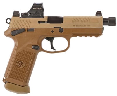 FN AMERICA FNX-45 Tactical 45 ACP 5.3" 15rd w/ Holosun 407C - FDE - $1034.99 (Add to cart) (FREE Shipping on Firearms)