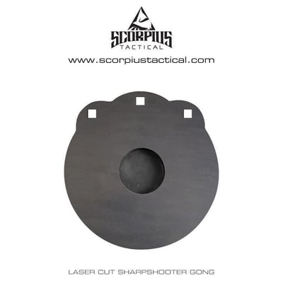 Laser Cut AR500 Gongs, Steel Targets, Target Stands, Heavy Duty Rubber Mounting Straps - From - $15 