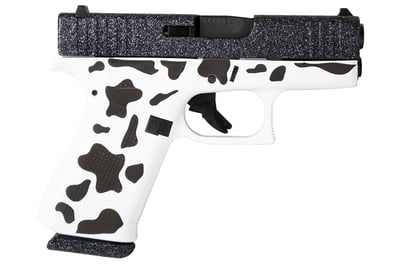 GLOCK 43X 9mm Pistol with Black Glitter Slide and Tactical Cow Finish - $514.09
