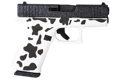 GLOCK 43X 9mm Pistol with Black Glitter Slide and Tactical Cow Finish - $514.09 