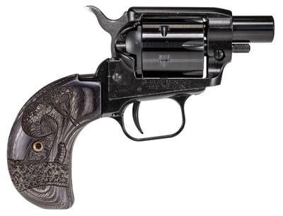 Heritage Firearms Barkeep Boot .22 LR 1.68" Barrel 6-Rounds Engraved Birdshead Grip - $124.97