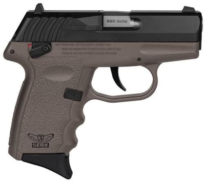 SCCY Industries CPX-4 .380 ACP 2.96" Barrel FDE Frame Black Slide Manual Thumb Safety 10rd - $217.98