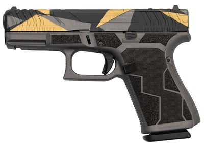 Glock 19 Gen5 MOS 9mm 4" Barrel Geodesic Camo Hybrid Stipple Optic Ready 15rd - $617.57 (email price)