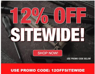 Get 12% Off with coupon code "12OFFSITEWIDE" @ AR15Discounts