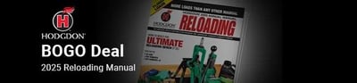 Free 2024 Hodgdon Reloading Manual with Purchase of 2025 Hodgdon Reloading Manual