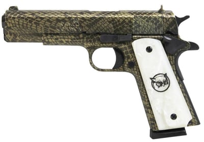 Iver Johnson 1911 A1 Government Snakeskin .45 ACP 5" Barrel 8-Rounds - $557 (Add To Cart) 