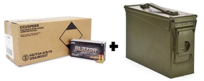 Blazer Brass 9mm 115 Gr FMJ 1000 Rnds + Ammo Can - $244.49 + Free Shipping w/code: SPRINGFS25 