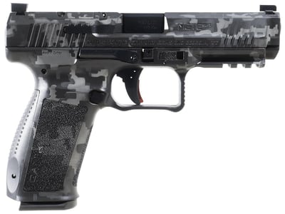 Canik METE SFT 9mm, 4.5" Barrel, Dark Grey Digital Camo, Optic Ready, 20rd - $435.99 