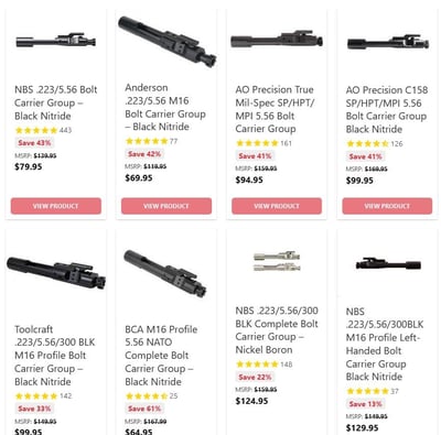 20% off all BCG’s with coupon code "BCGS20" @ AR15Discounts