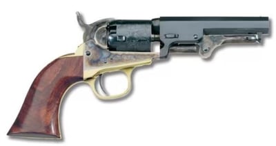 Uberti 1849 Pocket Black Powder Revolver 31 Caliber 4" Blued Barrel Case Hardened Frame Walnut Grip - $335.99 (Free Shipping on $100+ Orders)