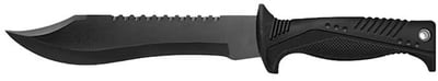 SOG Pinnacle Bowie Fixed Blade Knife 7.5" Clip Point 420 Black Blade Glass Reinforced Nylon (GRN) Handle Black - $14.82 (Free Shipping on $100+ Orders)