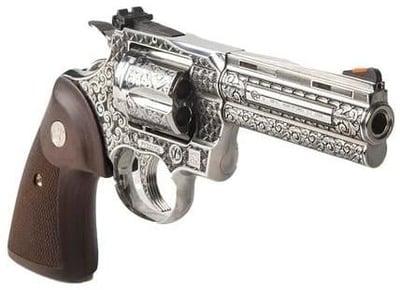 Colt Firearms Python Special Edition Engraved Stainless .357 Mag / .38 SPL 4.25" Barrel 6-Rounds - $2499.99 ($19.99 S/H on Firearms / $15.99 Flat Rate S/H on ammo)