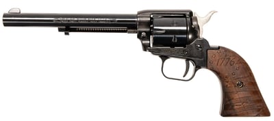 HERITAGE Rough Rider 22LR 6.5" 6rd Revolver 1776 US Flag Grips - $99.99 + Free 22Mag Cylinder Via MIR 