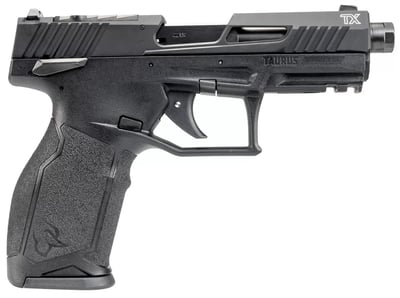 TAURUS TX22 Gen2 T.O.R.O. 22 LR 4.1" 22rd Optic Ready Pistol + Threaded Barrel Black - $260.98