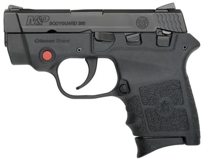 SMITH & WESSON Bodyguard 380ACP 2.8" 6rd w/ Crimson Trace - Black - $369  ($8.99 Flat Rate Shipping)