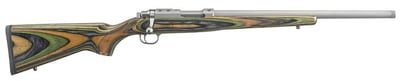 RUGER 77/22 22 Hornet 18.5" 6rd Bolt Rifle w/ Threaded Barrel Stainless Wood Laminate - $1099.99 