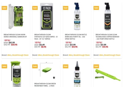 20% off Breakthrough Clean Cleaning Supplies and Tools @ Dirty Bird Industries (FREE Shipping over $50)