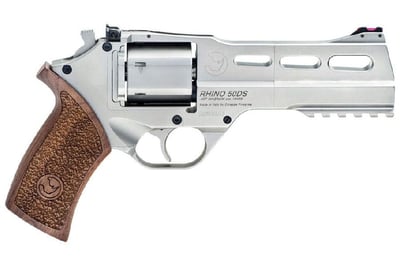 Chiappa Firearms Rhino 50DS .357 Mag Revolver, Nickel Plated - 340.223 - $1199.99 