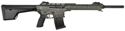 Military Armament Corporation F12 Semi-Automatic 12 Gauge AR-12 Style Shotgun, 2- 5 Round Mags, Choke Set - OD Green - 21000142 - $319.00 