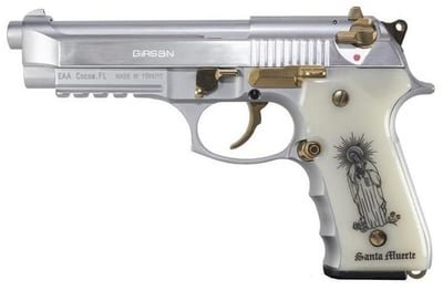 EAA Corp Girsan Regard MC Liberator "Santa Muerte" Stainless 9mm 4.9" Barrel 18-Rounds - $611