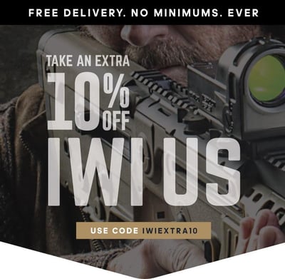 10% OFF IWI Firearms With Coupon Code "IWIEXTRA10" (Free S/H)