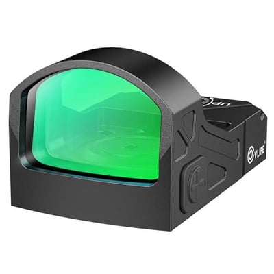 40% off CVLIFE WolfCovert 4-Reticle Red/Green Dot Sight for RMR, 32 MOA Circle & 3 MOA Dot Motion Awake 2000G Shockproof Open Reflex Sight, Optics for Full-Sized Pistol with Adapter for MOS & 21MM Picatinny w/code 8FXIY3C4 + FREE Shipping