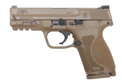 S&W M&P M2.0 Compact 9mm 4" Barrel 15+1 FDE 12458 - $401.15 (Free S/H on Firearms)