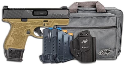 Kimber R7 Mako 9mm, 3.37" Barrel, Flat Dark Earth, MFT Holster & Range Bag, 15rd - $519.99 