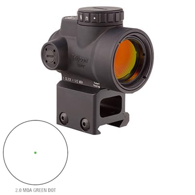 Trijicon MRO - 2.0 MOA Adjustable Green Dot Optic with Full Co-Witness Mount - $349.99 
