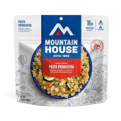 Mountain House Pasta Primavera Freeze Dried Backpacking & Camping Food 2 Servings - $8.38 + FREE Shipping