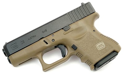Glock 26 9mm 10 Rnd Fixed Sights Od Green - $498.89