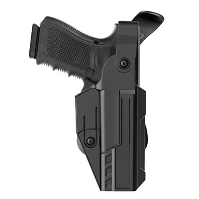 G19 Level 3 Retention Duty Holster for Gen 1 2 3 4 5 Glock 19/17, Glock 23/32 Gen 1-4, Glock 45/44/19X, Law Enforcement Duty Belt Holster, Adjustable Retention/Cant Polymer Gun Holster - Right Handed - $27.99 + FREE Shipping