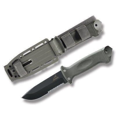Gerber LMF II Infantry with Foliage Green Nylon Handle and 12C27 Stainless Steel 5" Clip Point Partially Serrated Blade - $92.99 (Free S/H over $75, excl. ammo)