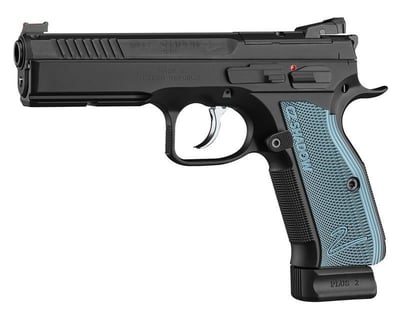 CZ 91251 Shadow 2 Optic Ready 9mm Luger 4.89 in 19+1 Black Black Steel Blue Aluminum Grip Optic Ready - $1401.22 (click the Email For Price button to get this price)  + $9.99 S/H