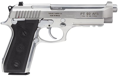 Taurus 92 9mm 5" 17+1rd w/Rail FS Stainless - $431.19 w/code "WELCOME20" + Free S/H 