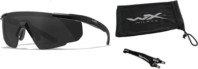 Wiley X Saber Advanced Interchange Men's Matte Black Shield Sunglasses - $30.8 after code: 30OFFWILEY (Free S/H)