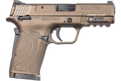 Smith and Wesson M&P9 Shield EZ Midnight Bronze 9mm 3.83" Barrel 8-Rounds Thumb Safety - $480.99
